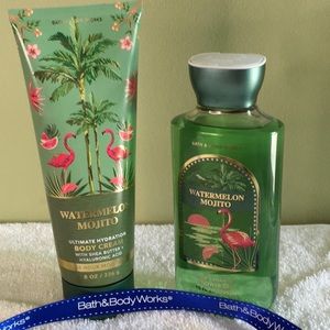 🌟NEW🌟 Bath & Body Works BBW Watermelon Mojito 2 piece Body gel/cream gi